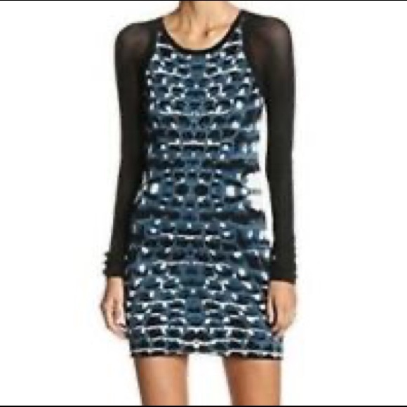 Parker Hartley Knit Dress in Blue & Black 💙🖤 - Picture 2 of 12